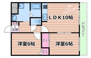 サンシェール千里の物件間取画像